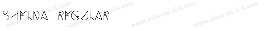 Shelda Regular字体转换